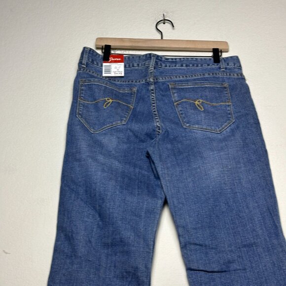 NWT Guess Belmont Flare Denim Jean Pant Women 32 Bootcut Western Indie Y2K Blue - Picture 7 of 14